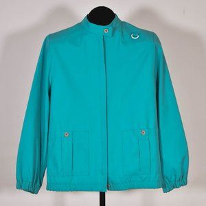 Vintage 90s Turquoise Jacket Size M